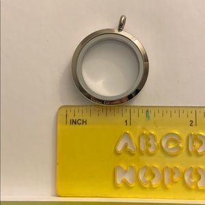 origami owl silver locket large